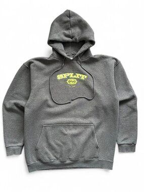 Vintage Split Skate Surf Hoodie Pullover Sweatshirt Men's Large 90s